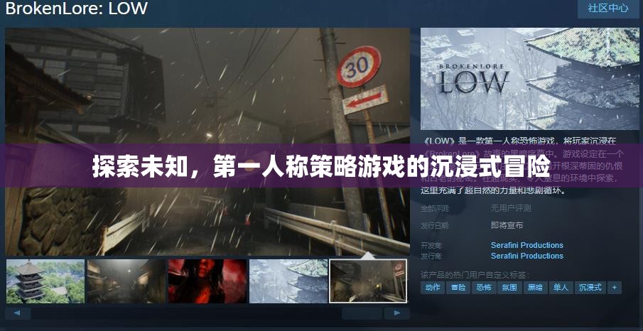 第一人稱策略游戲，探索未知的沉浸式冒險(xiǎn)