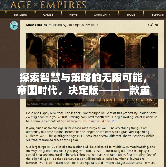 帝國時(shí)代，決定版，探索智慧與策略的無限可能
