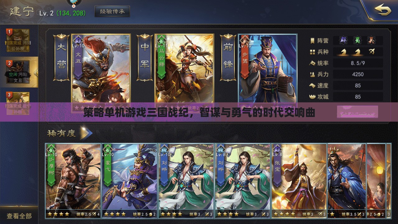 智勇交響，三國戰(zhàn)紀(jì)策略單機(jī)游戲