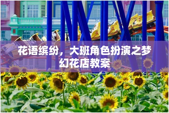花語繽紛，大班角色扮演之夢幻花店教案