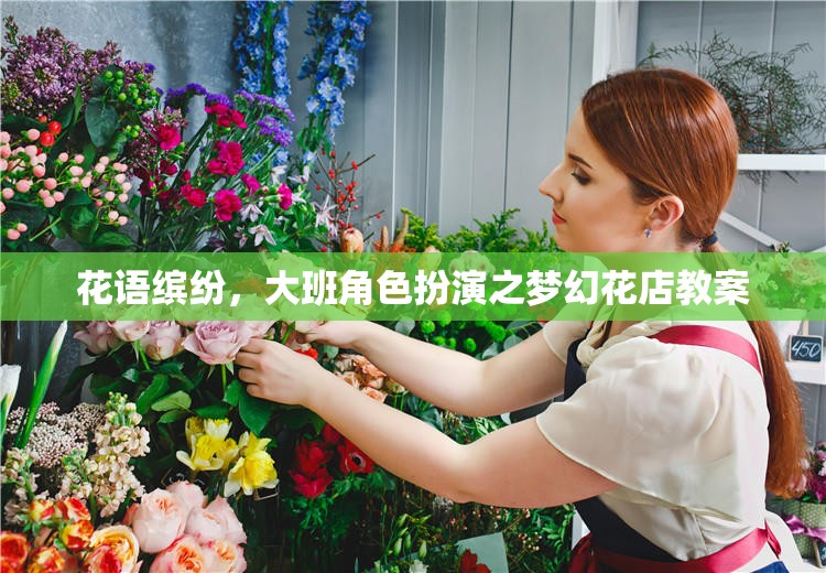 花語繽紛，大班角色扮演之夢幻花店教案