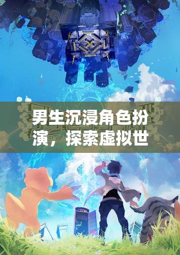 男生在虛擬世界中沉浸角色扮演，探索無限可能的冒險之旅