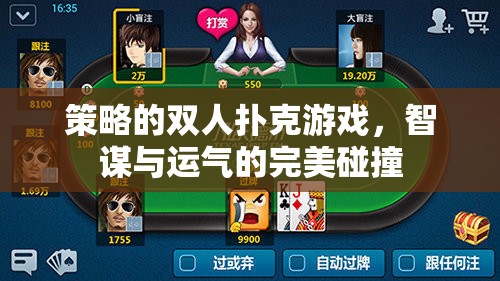 智謀與運(yùn)氣的雙重挑戰(zhàn)，策略雙人撲克游戲