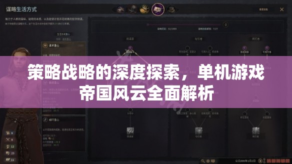帝國(guó)風(fēng)云，單機(jī)游戲中的策略與戰(zhàn)略深度解析
