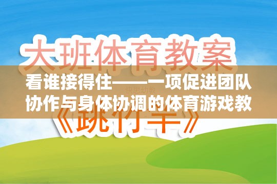 接住挑戰(zhàn)，一項融合團隊協(xié)作與身體協(xié)調(diào)的體育游戲教案