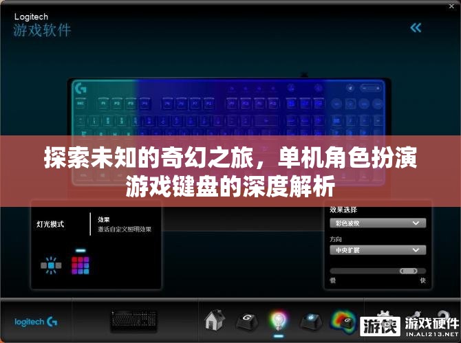 奇幻之旅，深度解析單機(jī)角色扮演游戲鍵盤(pán)的奧秘