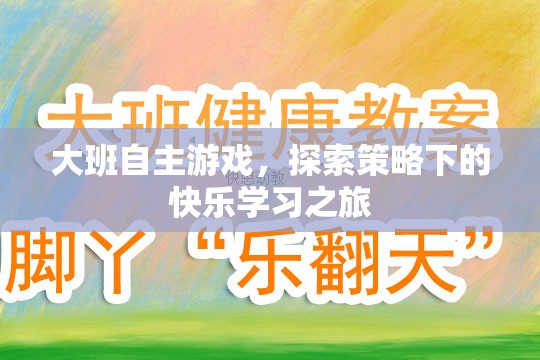 大班自主游戲，策略引導(dǎo)下的快樂學(xué)習(xí)之旅