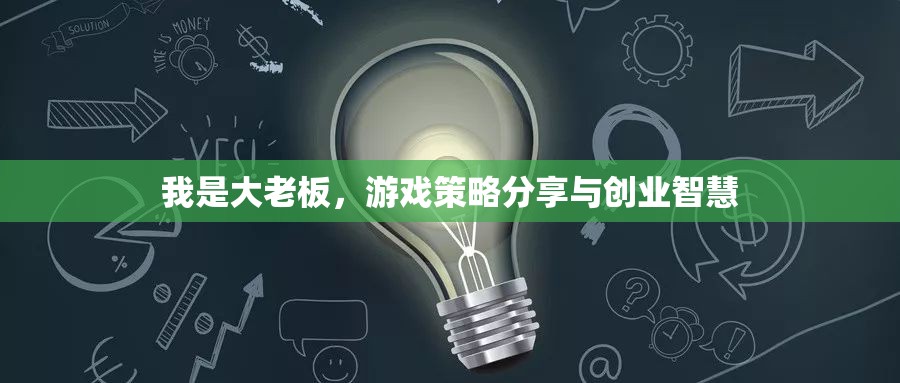 大老板的創(chuàng)業(yè)智慧，游戲策略與成功秘訣