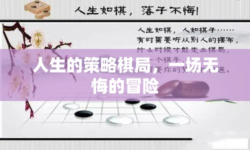 人生的策略棋局，一場無悔的冒險(xiǎn)之旅