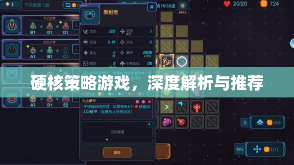 深度解析與推薦，硬核策略游戲的魅力與選擇