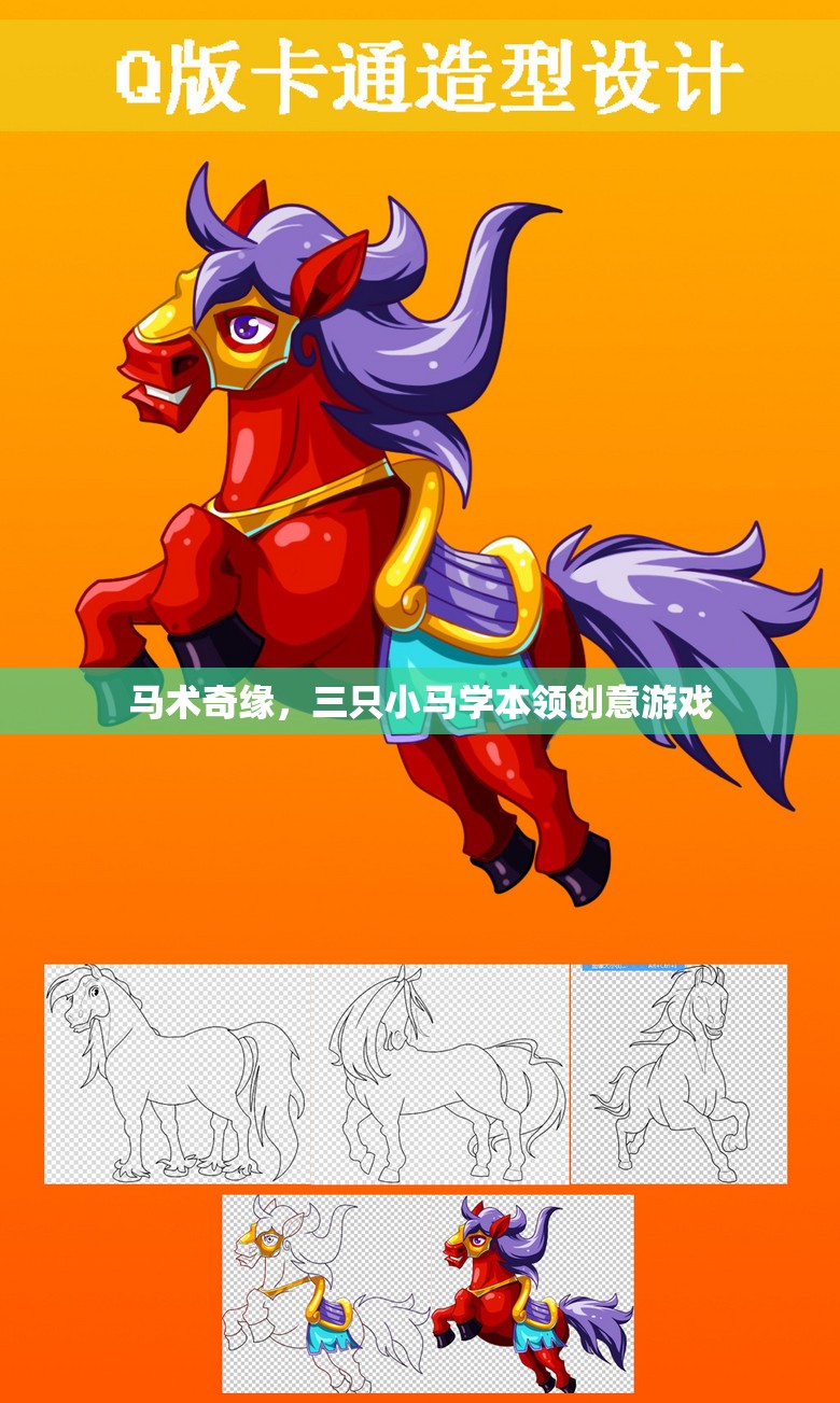 馬術(shù)奇緣，三只小馬在創(chuàng)意游戲中學習本領(lǐng)