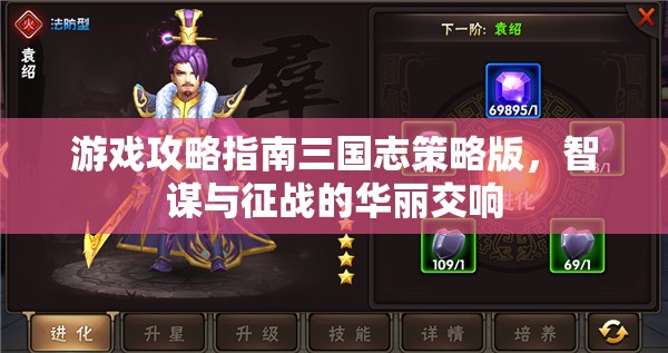 三國(guó)志策略版游戲攻略指南，智謀與征戰(zhàn)的華麗交響