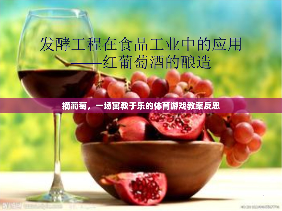 寓教于樂(lè)，以摘葡萄體育游戲?yàn)檩d體的教育反思