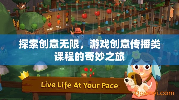 探索創(chuàng)意無限，游戲創(chuàng)意傳播類課程的奇妙之旅