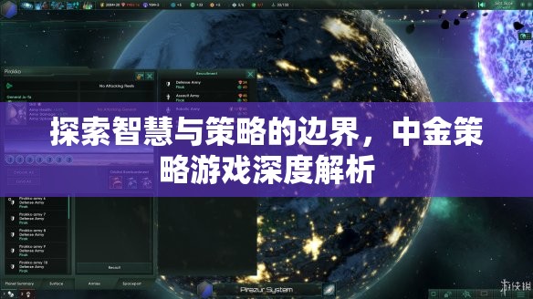 中金策略游戲，智慧與策略的深度探索