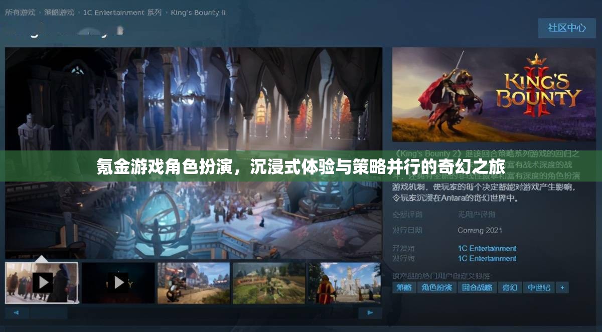 沉浸式策略奇幻之旅，氪金游戲角色扮演的深度體驗(yàn)