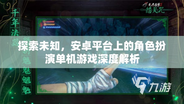 探索未知，安卓平臺上的角色扮演單機(jī)游戲深度解析