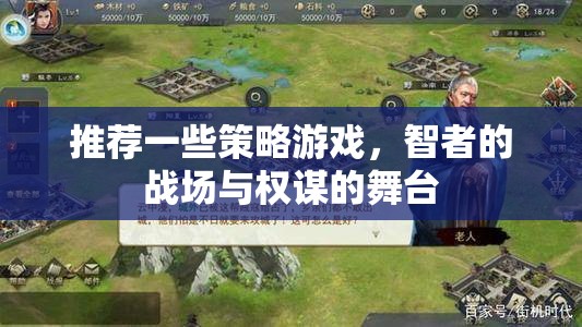 智者的戰(zhàn)場與權(quán)謀的舞臺，精選策略游戲推薦