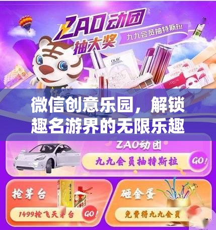 微信創(chuàng)意樂園，解鎖趣名游界的無限樂趣