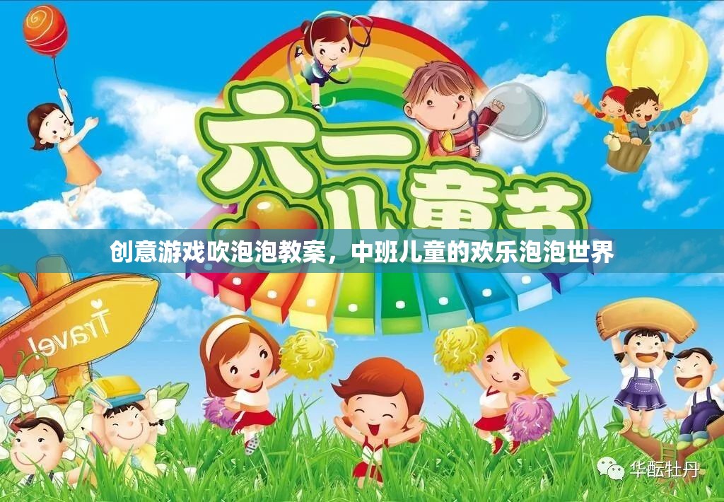 中班兒童歡樂(lè)泡泡世界，創(chuàng)意游戲吹泡泡教案