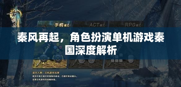 秦風(fēng)再起，深度解析秦國(guó)角色扮演單機(jī)游戲的魅力與策略