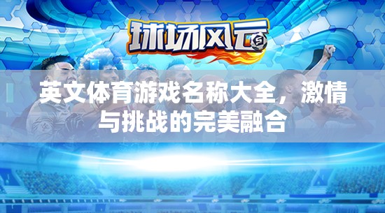 激情與挑戰(zhàn)，英文體育游戲大全