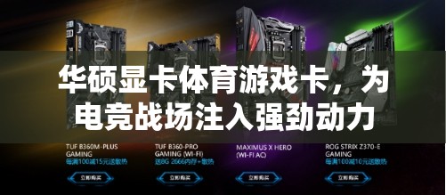 華碩電競(jìng)顯卡，為體育游戲戰(zhàn)場(chǎng)注入強(qiáng)勁動(dòng)力