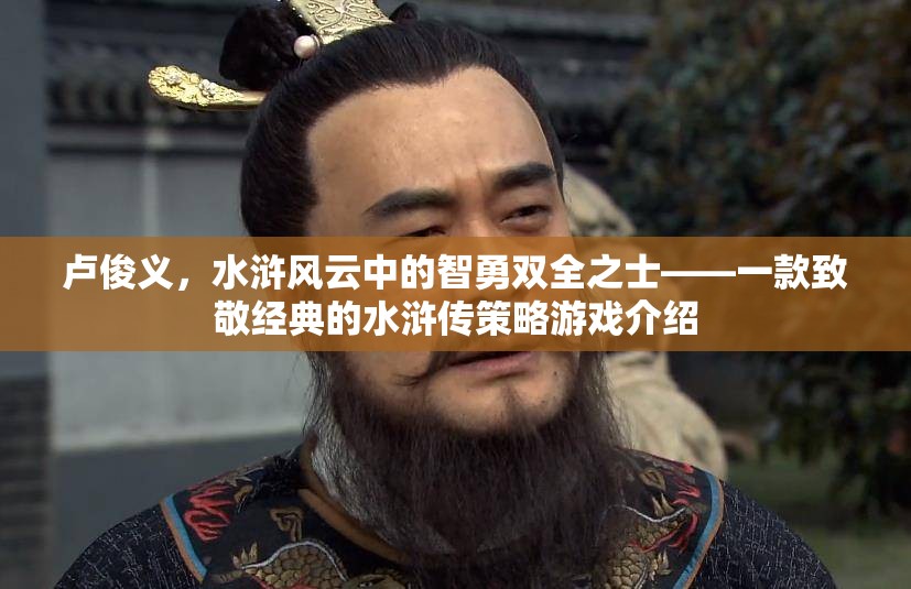水滸風云，智勇雙全的盧俊義——致敬經(jīng)典策略游戲