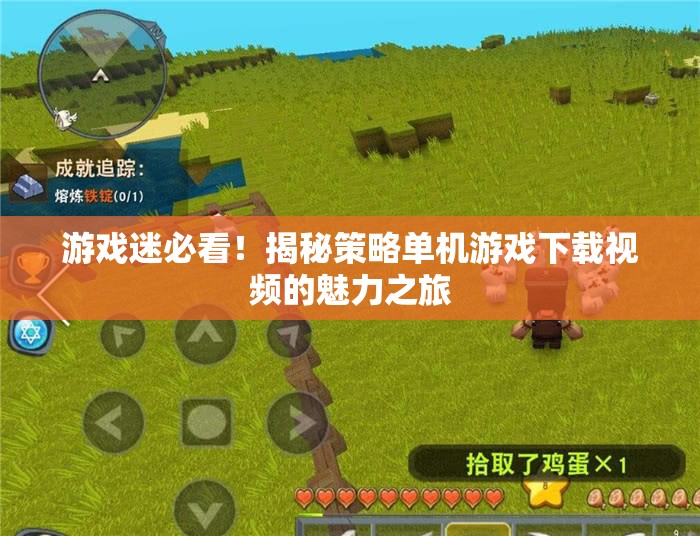 游戲迷必看，策略單機游戲下載視頻的魅力之旅