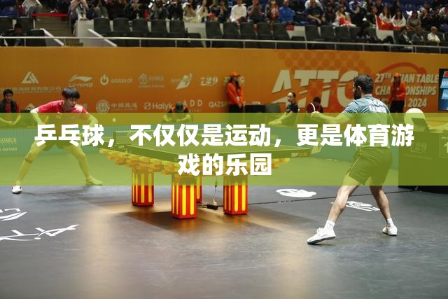 乒乓球，運動與游戲并存的體育樂園  第2張
