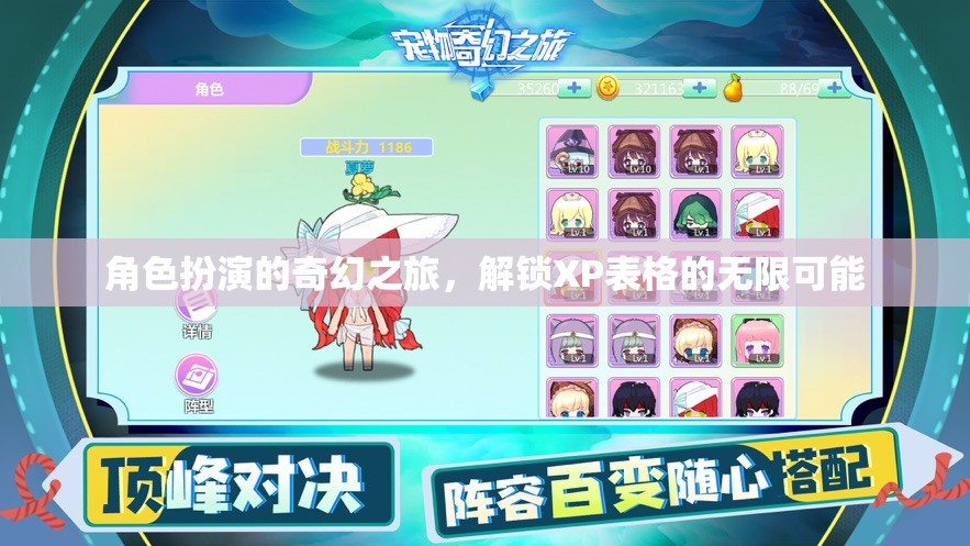 解鎖奇幻之旅，角色扮演與XP表格的無限可能