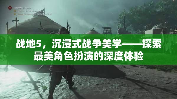 戰(zhàn)地5，沉浸式戰(zhàn)爭美學(xué)——深度體驗角色扮演的魅力  第2張