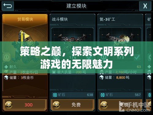 策略之巔，解鎖文明系列游戲的無(wú)限魅力