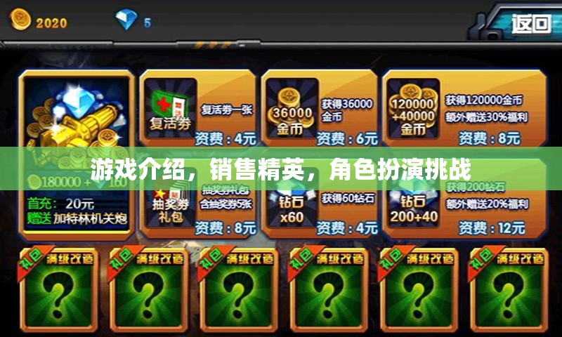 銷售精英的終極挑戰(zhàn)，游戲化角色扮演銷售策略  第1張
