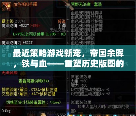 重塑歷史版圖的策略盛宴，帝國余暉——鐵與血的策略游戲新寵  第3張
