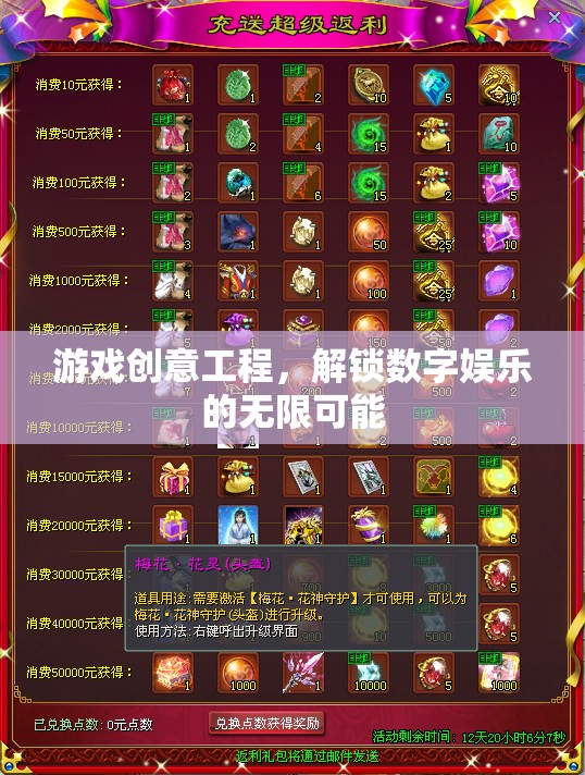 游戲創(chuàng)意工程，解鎖數(shù)字娛樂的無限可能