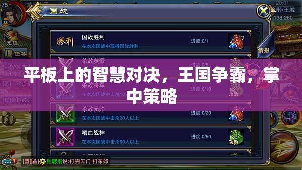 掌中智慧對(duì)決，平板上的王國(guó)爭(zhēng)霸策略戰(zhàn)  第2張