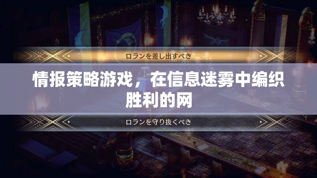 信息迷霧中的勝利之網(wǎng)，情報(bào)策略游戲的制勝之道  第2張
