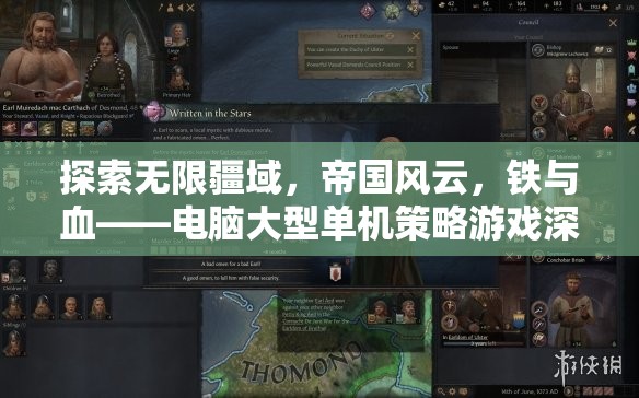 鐵與血，帝國風(fēng)云——電腦大型單機(jī)策略游戲的深度探索與解析  第3張