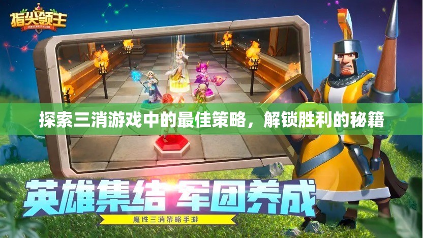 解鎖三消游戲勝利秘籍，探索最佳策略