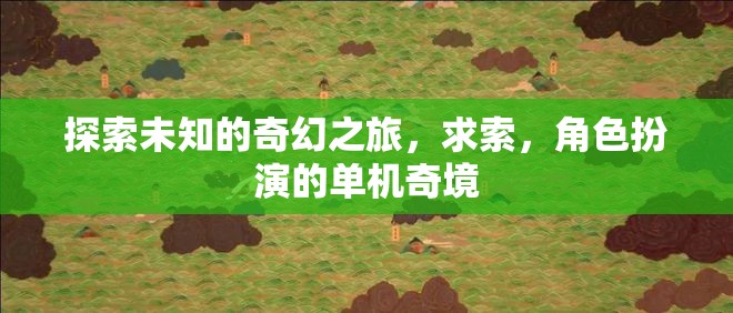 奇幻之旅，求索與角色扮演的單機(jī)奇境探索