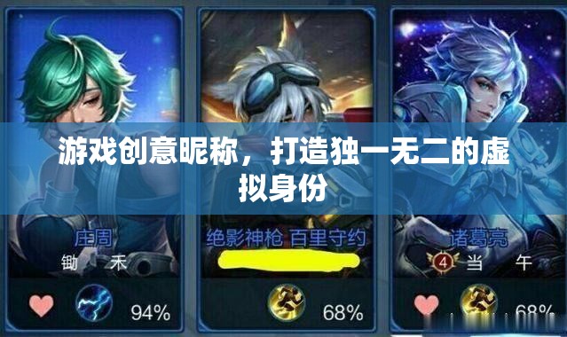 打造個(gè)性化游戲昵稱，塑造你的獨(dú)特虛擬身份