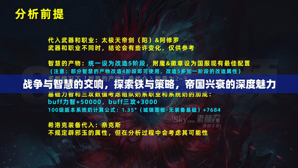 戰(zhàn)爭(zhēng)與智慧的交響，探索鐵與策略，帝國(guó)興衰的深度魅力