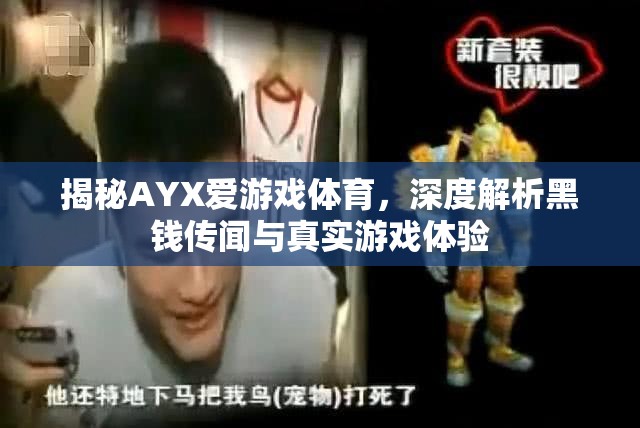 揭秘AYX愛(ài)游戲體育，黑錢傳聞與真實(shí)游戲體驗(yàn)的深度剖析  第2張