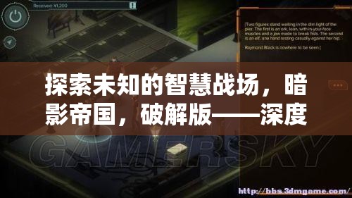 探索暗影帝國(guó)的智慧戰(zhàn)場(chǎng)，深度策略游戲的非凡破解版體驗(yàn)
