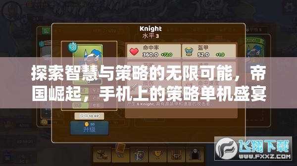 智慧與策略的巔峰，帝國崛起——手機上的策略單機游戲盛宴