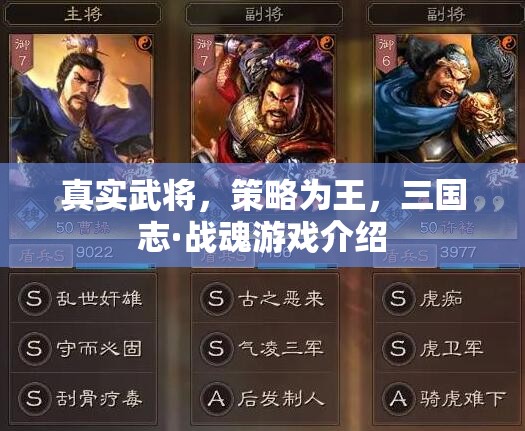 三國志·戰(zhàn)魂，真實(shí)武將，策略為王的熱血對決