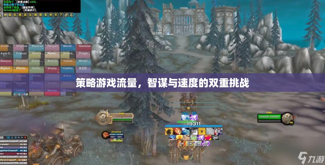 智謀與速度的雙重挑戰(zhàn)，策略游戲流量分析