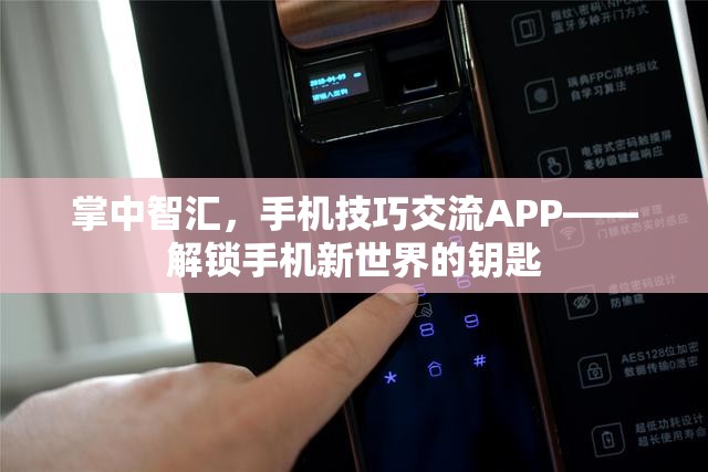 解鎖手機(jī)新世界的鑰匙，掌中智匯手機(jī)技巧交流APP  第2張