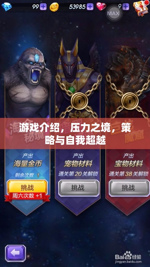 壓力之境，策略與自我超越的極限挑戰(zhàn)